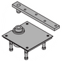 7256, Center Hung Pivot, Bottom Only - Ives