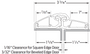 157XY Continuous Gear Hinge, Center Pivot - Ives