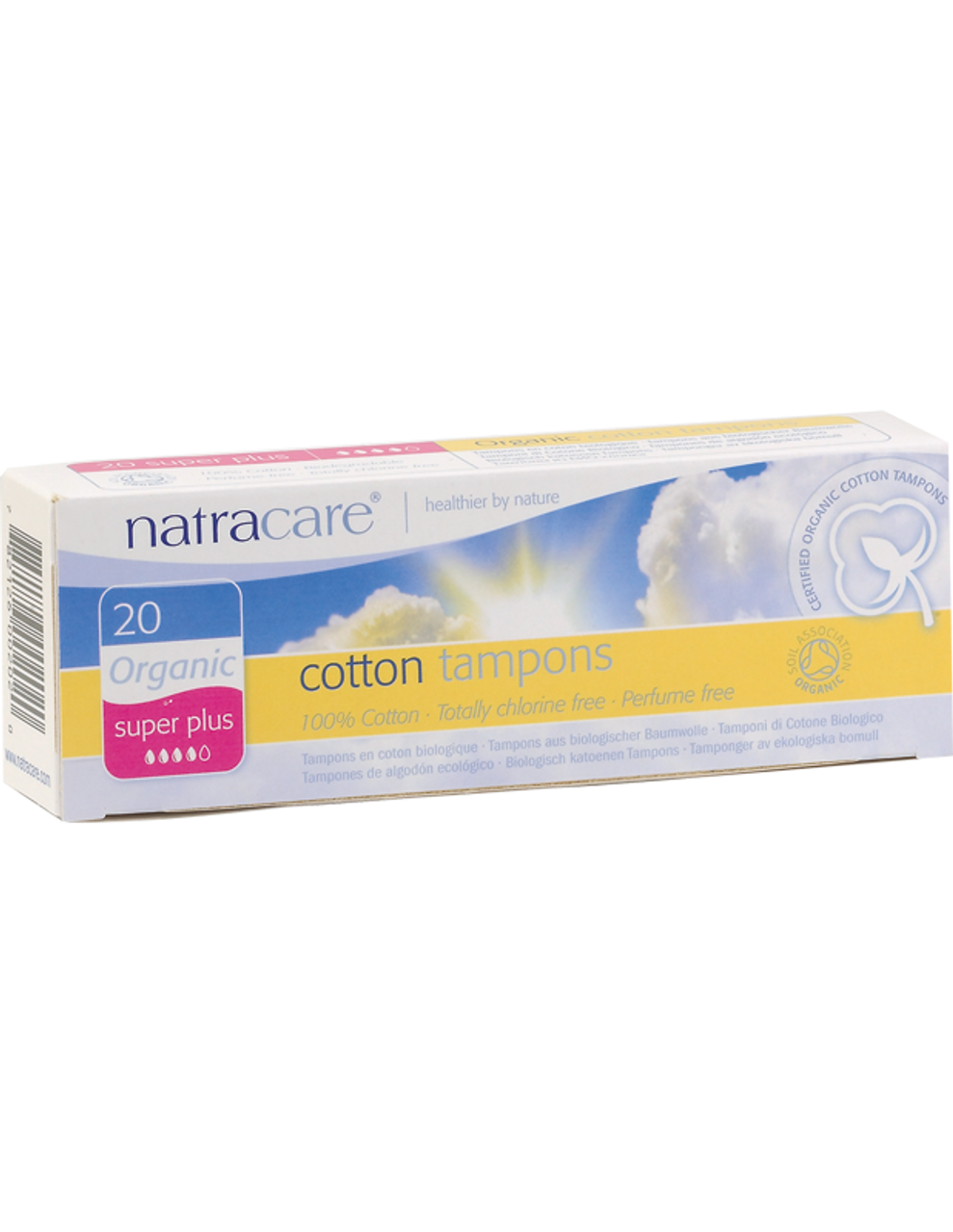 Natracare Organic Cotton Tampons - Super - 20 Count - The Altie Store