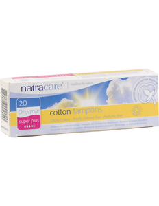 Natracare Organic Cotton Tampons - Super - 20 Count Natracare Organic Cotton Tampons - Super - 20 Count