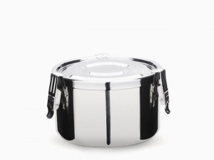 Stainless Steel Double Walled Airtight Food Container Stainless Steel Double Walled Airtight Food Container