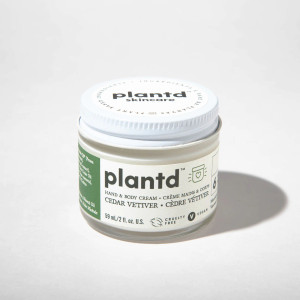 Plantd Forest Organic Hand and Body Cream - Cedar Vetiver 2 oz