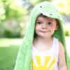 Alligator hooded towel