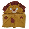 lion toddler bath towel with hood