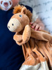 small blanket for baby with a horse