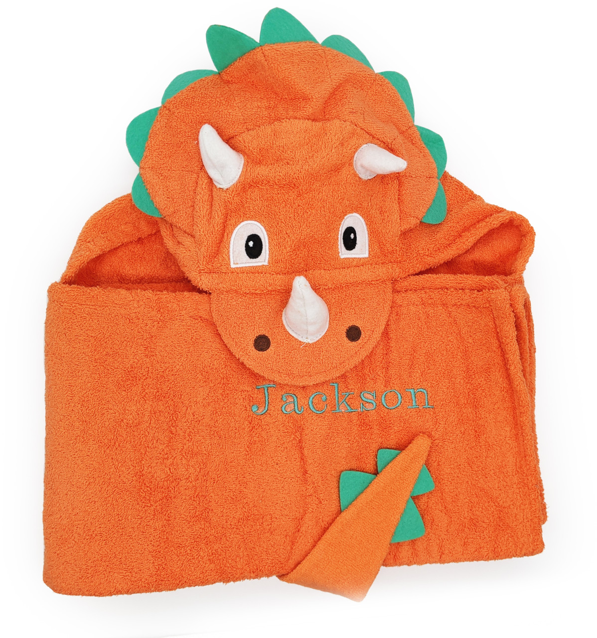 YIKES TWINS Dinosaur Hooded Towel