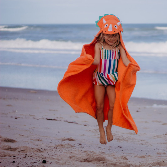 kids beach towel dinosaur