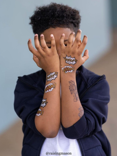 BAAAM! Superhero tattoos