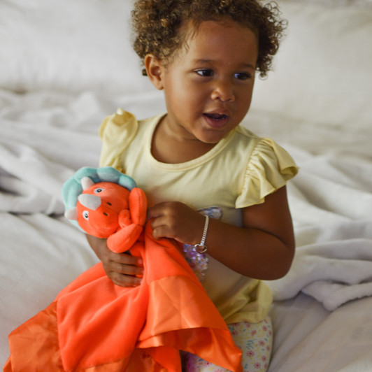 triceratops lovey infant