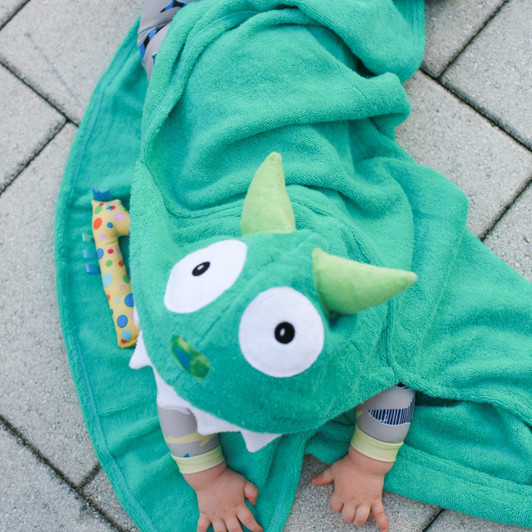 monster towel with hood