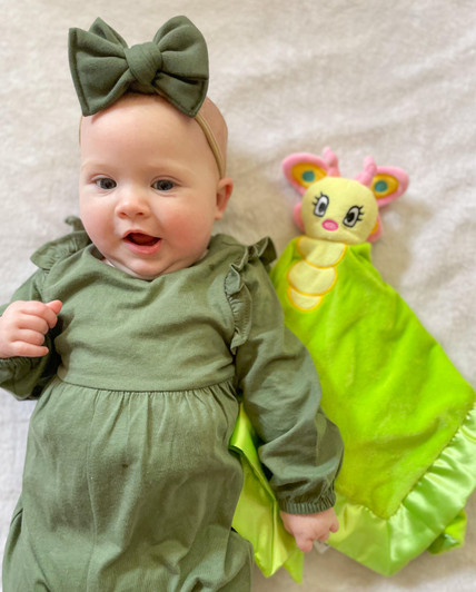 Butterfly lovey for baby