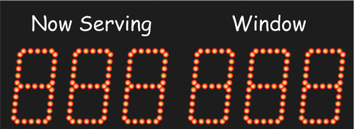 Digital LED TAKE-A-NUMBER Display 5IN (dsp506b_nsw)