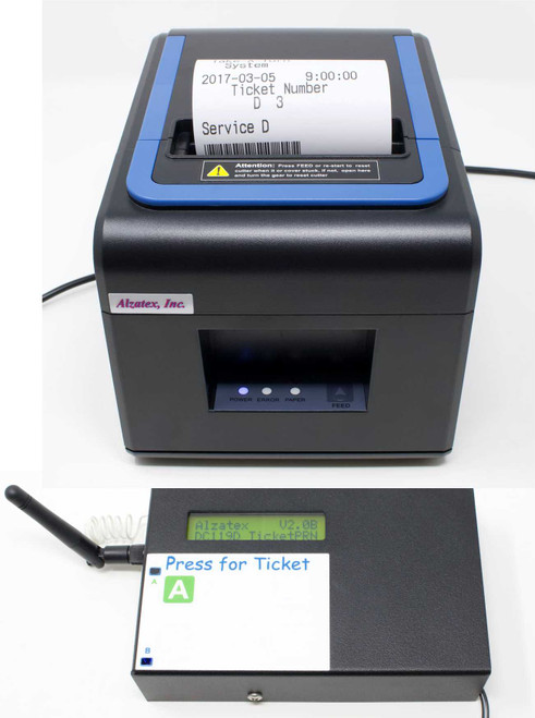Take-A-Number Ticket Printer 1 Service (pr421b1)