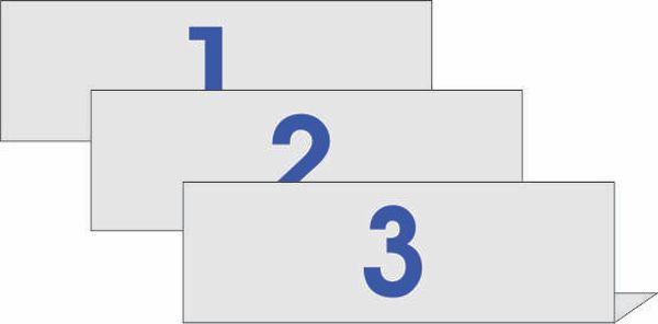 Magnetic sign for mounting on display (lb01a)