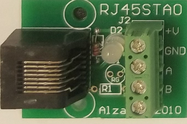 RJ45 Connector-Screw Terminal Adapter (rj45sta)