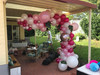 Organic Balloon Half  Arch -  This item can't be purchased online - Please call to arrange delivery.