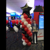 Balloon Tower 5'-7' With Topper - This item can't be purchased online - Please call to arrange delivery.