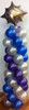 Balloon Tower 5'-7' With Topper - This item can't be purchased online - Please call to arrange delivery.