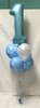 5 Balloon Bouquet - Megaloon Crown - This item can't be purchased online - Please call to arrange delivery.