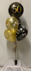 5 Balloon Bouquet - 18" Foil & 4 Latex - This item can't be purchased online - Please call to arrange delivery.