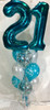 Double Digit + 9 Latex Balloon Bouquet - This item can't be purchased online - Please call to arrange delivery.