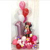 Air Filled Balloon Cloud Cluster with Attached Helium Balloons- This item can't be purchased online - Please call to arrange delivery