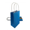 Paper Party Loot Bag - Azure Blue Pkt 5 