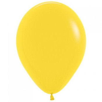 Balloons Standard/Pastel Pkt 25 - Yellow (Uninflated)