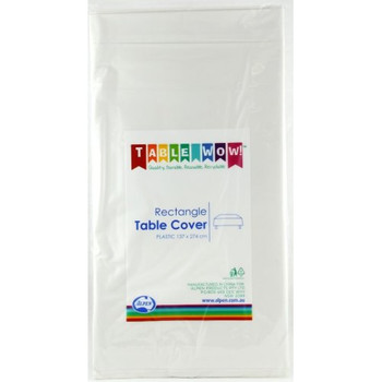Tablecover Rectangle White137cm x 274cm