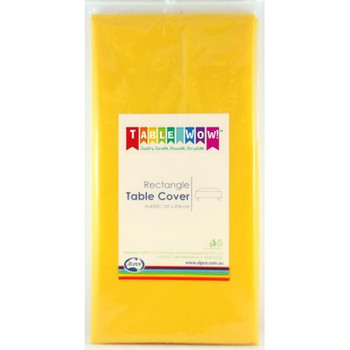 Tablecover Rectangle Yellow 137cm x 274cm