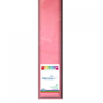 Tablecover - Roll Plastic Pink Pastle - 30mtr
