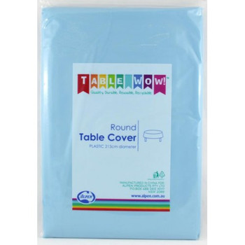 Tablecover - Round Blue Light 84" Diameter