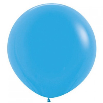 90CM Latex Balloon Standard Mid Blue