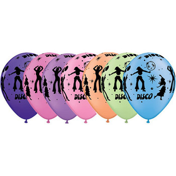 Balloon Neon Disco 11"  Pack of 10 (Uninflated)