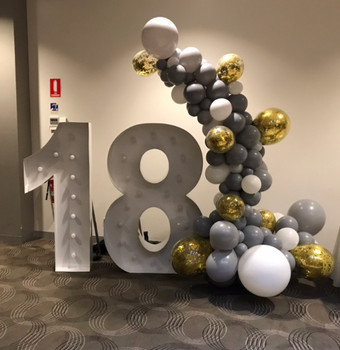 Organic Balloon Half Arch - This item can't be purchased online - Please call to arrange delivery. Organic Balloon Half Arch - This item can't be purchased online - Please call to arrange delivery.
