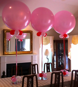 Helium Balloon 90cm Dressed with Hi Float (each)  - This item can't be purchased online - Please call to arrange delivery.