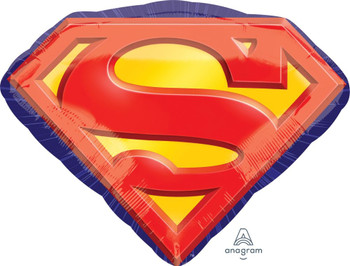 Balloon Foil Supershape Superman Logo (Uninflated)