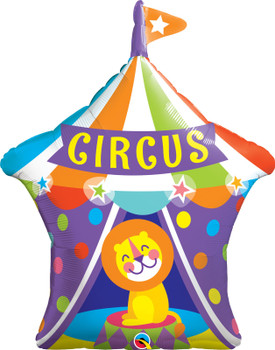 Balloon Foil Supershape Circus Tent (Uninflated)