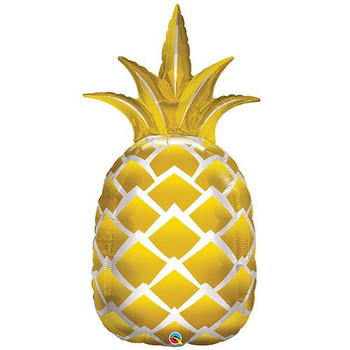 Balloon Foil Supershape Golden Pineapple 