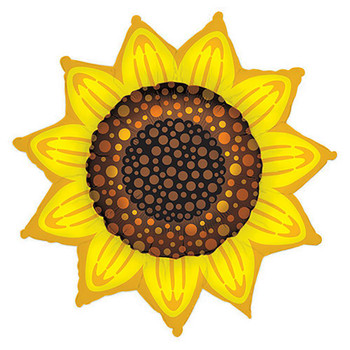 Balloon Foil Supershape Sunflower 