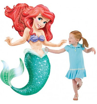 Balloon Airwalker Foil Ariel The Little Mermaid