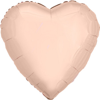 Balloon Foil 18" Rose Gold Heart (Uninflated)