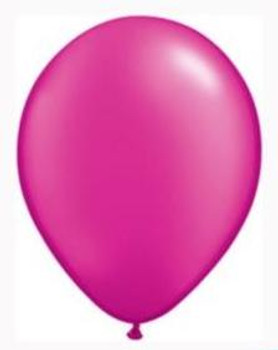 Balloon Metallic/Pearl 5" Pkt 25 - Magenta Balloon Metallic/Pearl 5" Pkt 25 - Magenta