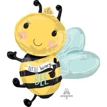 Balloon Foil Supershape Little Honey Bee (Uninflated)