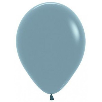 Balloons Standard/Pastel Pkt 25 - Pastel Dusk Blue (Uninflated)