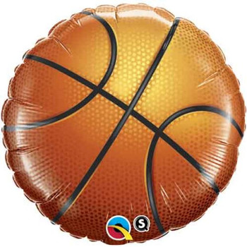 Balloon Foil 18" Basketball (Uninflated)