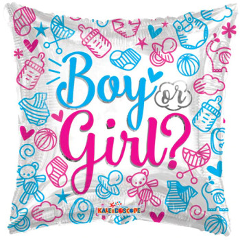 Balloon Foil 18" Boy or Girl? (Uninflated)