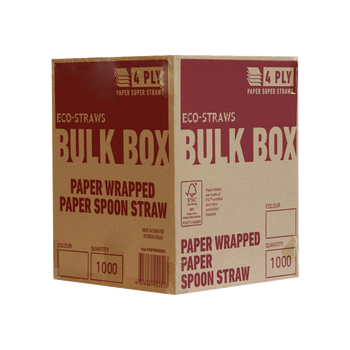 Spoon Straw - Paper - Box 1000 4ply