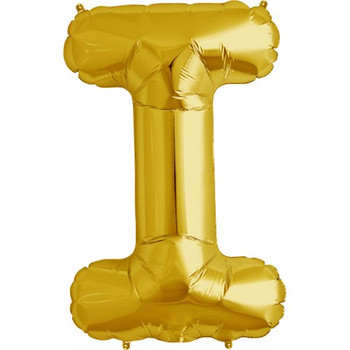 Balloon 34” (86cm) Letter I Gold