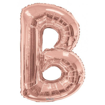 Balloon 34” (86cm) Letter B Rose Gold